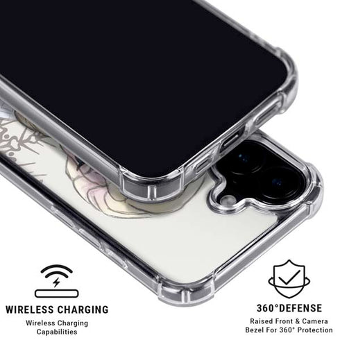 Disney Frozen Elsa Snowflakes Art iPhone 16 Plus MagSafe Case