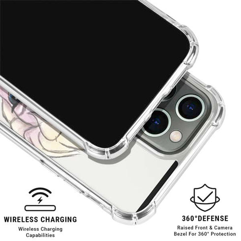 Disney Frozen Elsa Snowflakes Art iPhone 16 Pro Clear Case