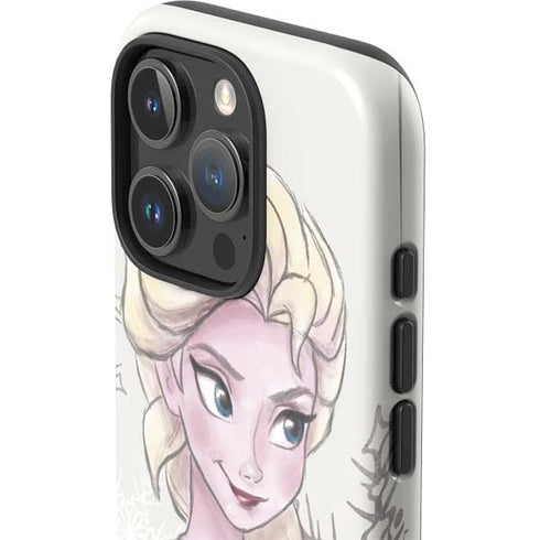 Disney Frozen Elsa Snowflakes Art iPhone 16 Pro Impact Case