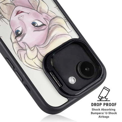 Disney Frozen Elsa Snowflakes Art iPhone 16e Kickstand Case