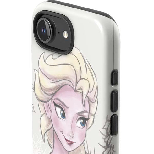 Disney Frozen Elsa Snowflakes Art iPhone 16e Impact Case