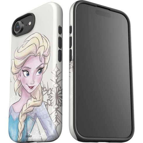 Disney Frozen Elsa Snowflakes Art iPhone 16e Impact Case