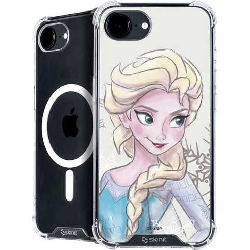 Disney Frozen Elsa Snowflakes Art iPhone 16e MagSafe Case