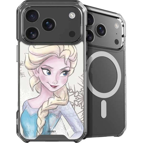 Disney Frozen Elsa Snowflakes Art iPhone 18 Pro MagSafe Case