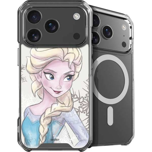 Disney Frozen Elsa Snowflakes Art iPhone 18 Pro Max MagSafe Case