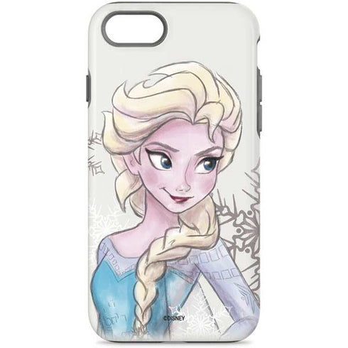 Disney Frozen Elsa Snowflakes Art iPhone Cases