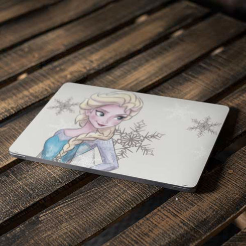 Disney Frozen Elsa Snowflakes Art Apple MacBook Air Skin