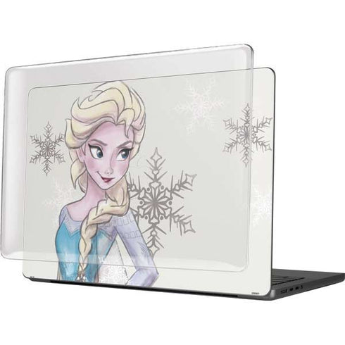 Disney Frozen Elsa Snowflakes Art MacBook Pro 14in (2021-24) Case plus Skin