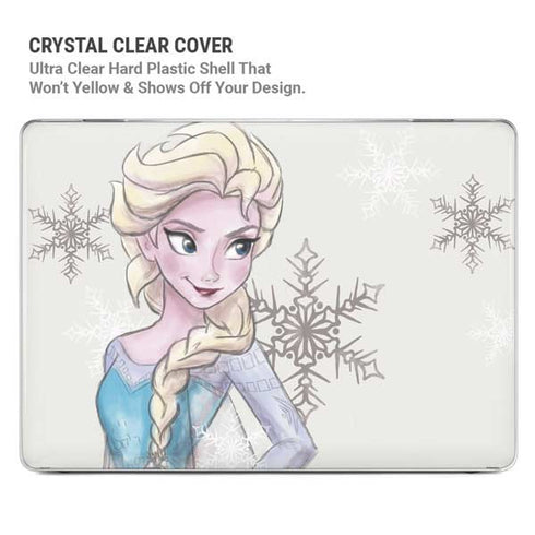 Disney Frozen Elsa Snowflakes Art MacBook Pro 14in (2021-24) Case plus Skin