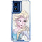 Disney Frozen Elsa Snowflakes Art Moto G 5G (2024) Clear Case