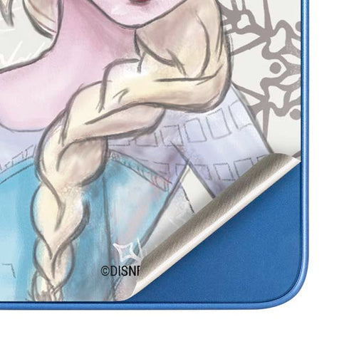 Disney Frozen Elsa Snowflakes Art Moto G Play 4G (2024) Skin