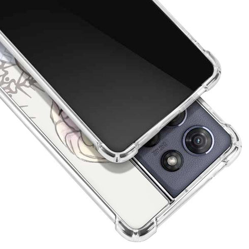 Disney Frozen Elsa Snowflakes Art Moto G Stylus 5G (2025) Clear Case