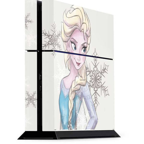 Disney Frozen Elsa Snowflakes Art PlayStation PS4 Skins