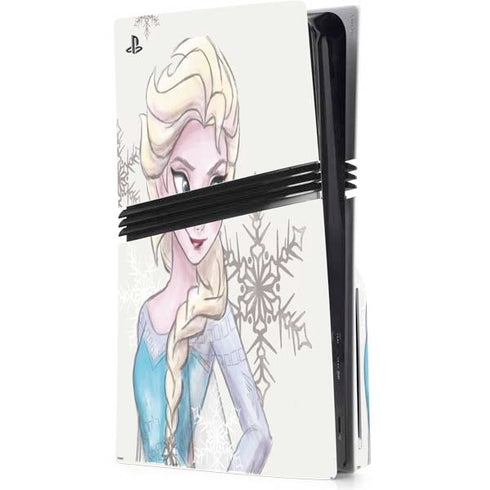 Disney Frozen Elsa Snowflakes Art PlayStation PS5 Skins