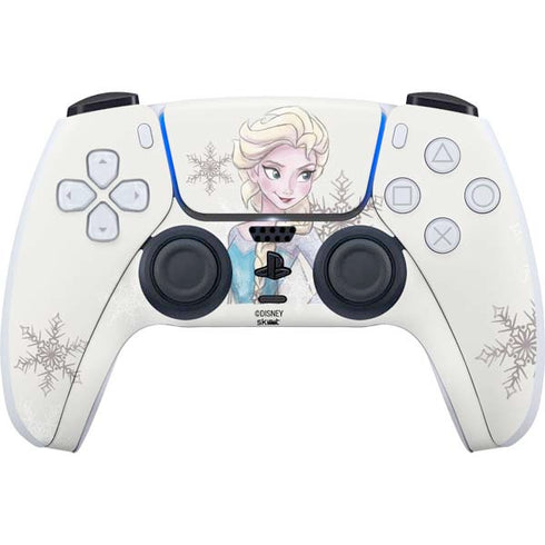 Disney Frozen Elsa Snowflakes Art PlayStation PS5 Skins