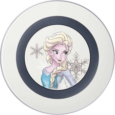 Disney Frozen Elsa Snowflakes Art Wireless Charger Skin