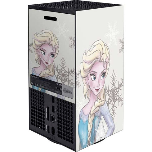 Disney Frozen Elsa Snowflakes Art Xbox Series X Bundle Skin