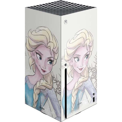 Disney Frozen Elsa Snowflakes Art Xbox Series X Skins