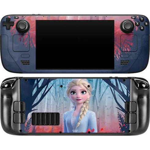 Disney Frozen II Elsa Steam Deck Handheld Gaming Computer OLED Skin