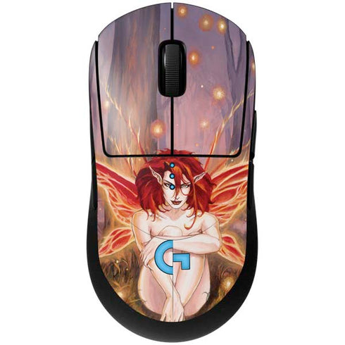 Ember Fire Fairy by Ruth Thompson G Pro Wireless Gaming Mouse Skin