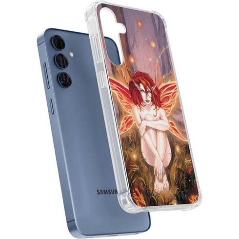 Ember Fire Fairy by Ruth Thompson Galaxy A55 5G Clear Case
