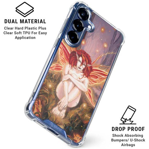 Ember Fire Fairy by Ruth Thompson Galaxy S25 Clear Case