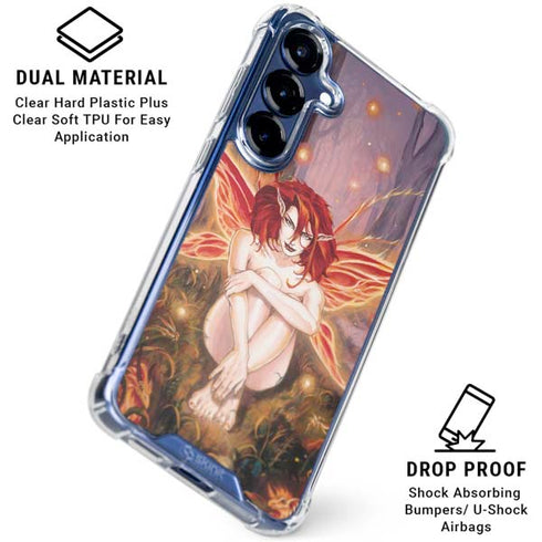 Ember Fire Fairy by Ruth Thompson Galaxy S25 Plus Clear Case