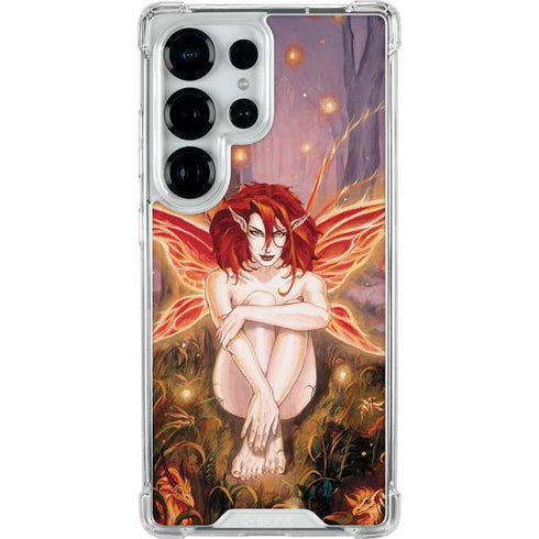 Ember Fire Fairy by Ruth Thompson Galaxy S25 Ultra Clear Case