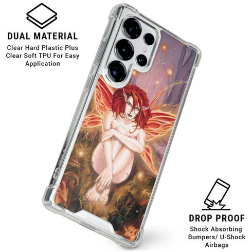 Ember Fire Fairy by Ruth Thompson Galaxy S25 Ultra Clear Case
