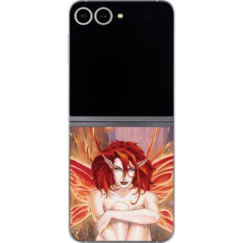 Ember Fire Fairy by Ruth Thompson Galaxy Z Flip6 Skin