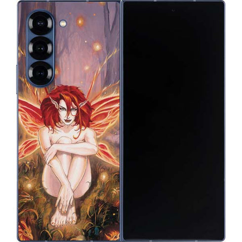 Ember Fire Fairy by Ruth Thompson Galaxy Z Fold6 Skin