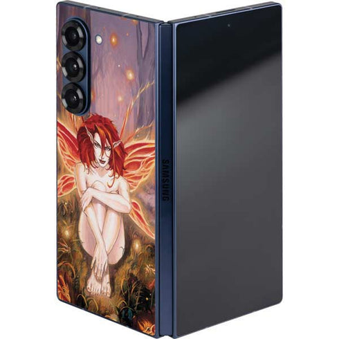 Ember Fire Fairy by Ruth Thompson Galaxy Z Fold6 Skin