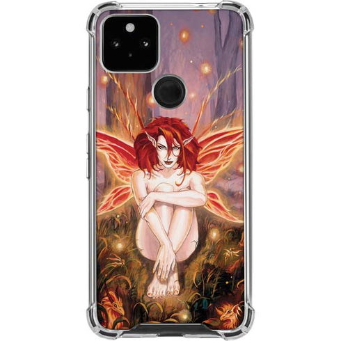 Ember Fire Fairy by Ruth Thompson Pixel Cases