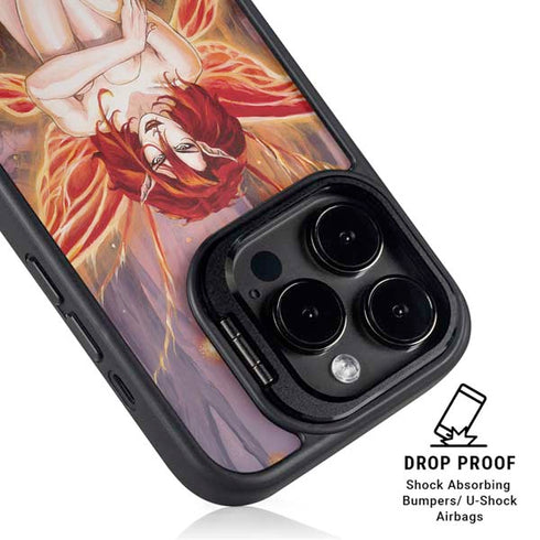 Ember Fire Fairy by Ruth Thompson iPhone 14 Pro Kickstand Case