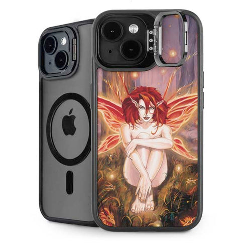 Ember Fire Fairy by Ruth Thompson iPhone 15 Kickstand Case