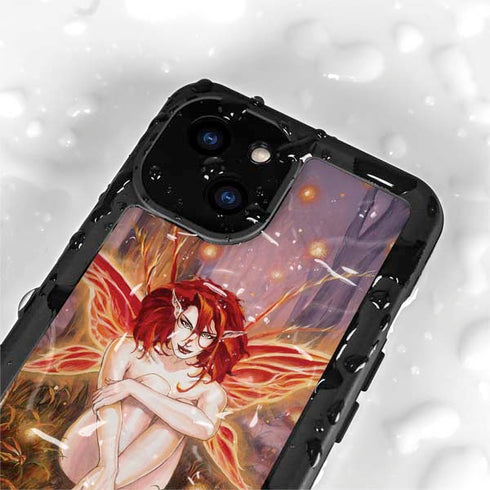 Ember Fire Fairy by Ruth Thompson iPhone 15 Plus Waterproof Case