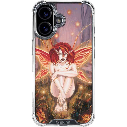 Ember Fire Fairy by Ruth Thompson iPhone 16 Clear Case
