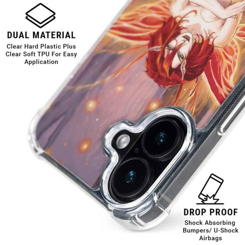 Ember Fire Fairy by Ruth Thompson iPhone 16 Clear Case
