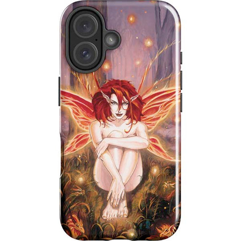 Ember Fire Fairy by Ruth Thompson iPhone 16 Plus Impact Case