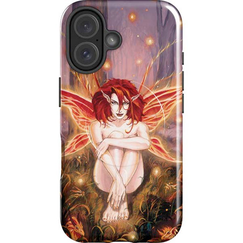 Ember Fire Fairy by Ruth Thompson iPhone 16 Plus Magsafe Impact Case