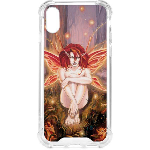 Ember Fire Fairy by Ruth Thompson iPhone XS Clear Case