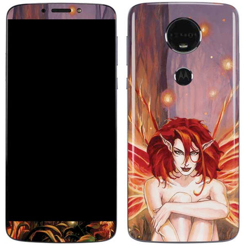 Ember Fire Fairy by Ruth Thompson Moto E5 Plus Skin