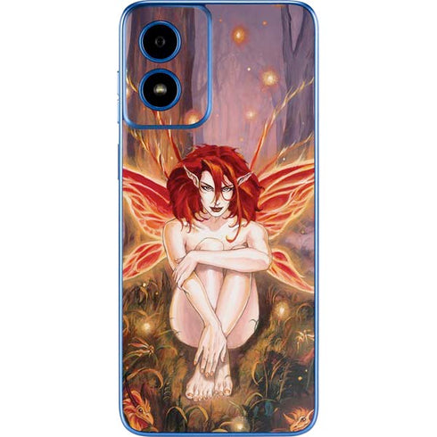 Ember Fire Fairy by Ruth Thompson Moto G Play 4G (2024) Skin