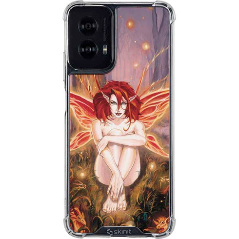 Ember Fire Fairy by Ruth Thompson Moto G Power 5G (2024) Clear Case