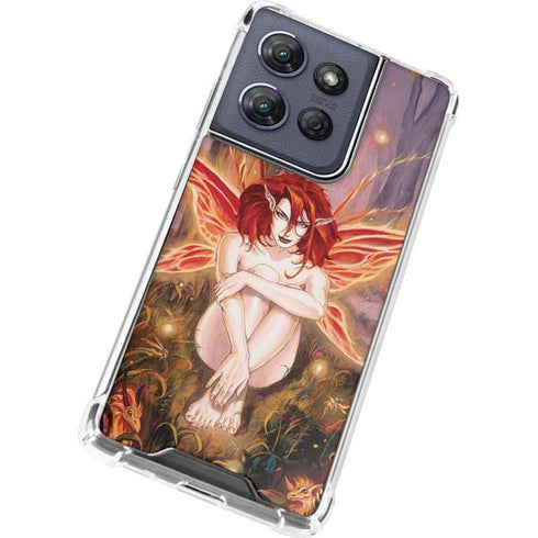 Ember Fire Fairy by Ruth Thompson Moto G Power 5G (2025) Clear Case