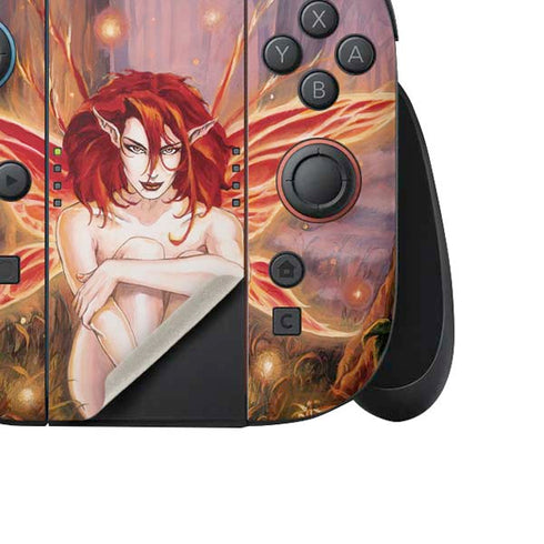 Ember Fire Fairy by Ruth Thompson Nintendo Switch 2 (2025) Joy-Con Controller Skin