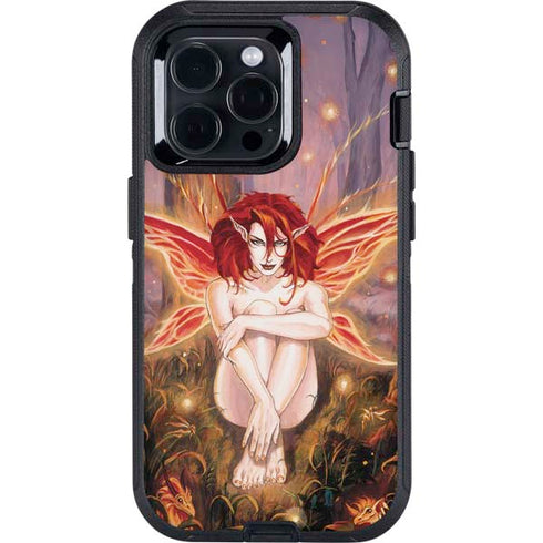 Ember Fire Fairy by Ruth Thompson Otterbox Defender iPhone Skin