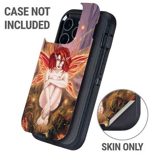 Ember Fire Fairy by Ruth Thompson Otterbox Defender iPhone Skin