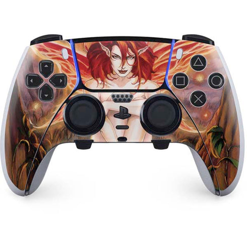 Ruth Thompson Ember Fire Fairy PS5 DualSense Edge Pro Controller Skin