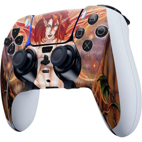Ruth Thompson Ember Fire Fairy PS5 DualSense Edge Pro Controller Skin